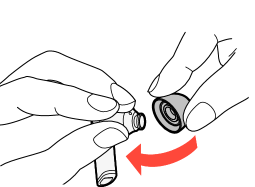 Ear tips attach C630W